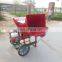 Semi automatic feed portable home use rice thresher/paddy rice thresher
