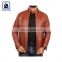 Elegant Design High Black Fitting Polyester Lining Men Genuine Leather Jacket from Indian Supplier