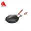 Wood Handle Cast Iron Pan Paella Pans