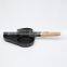 TRIONFO cast iron divided frying pan with wooden handle set