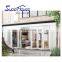 Superhouse 5m 4m big size exterior bifold door white aluminum bi folding door for garden