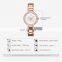 Shengke SK Timepieces Woman Watch In Black Rose gold Color Inserted Your Company Logo Inserted it Watches Factory