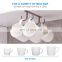 Mug Rack Under Cabinet - Coffee Cup Holder, 12 Mugs Hooks Under Shelf, Display Hanging Cups Drying Hook for Bar Kitchen Utensils