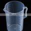 15ml 30ml 100ml 200ml 300ml 500ml 1L 2L Kitchen Transparent Plastic Measuring Cup With Handle