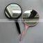 Custom Logo Plastic Round Double Sides Hand Makeup Mirror Pocket Mirror With Handle