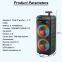 OEM ZQS8211 40W power dual 8 inch speaker wireless bass sound loud party speaker with colorful light