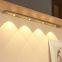 2024 New Rechargeable Battery Smart LED Human Body Induction Light Three Color Dimmable Under Cabinet Lights