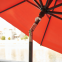 outdoor 2.5m push up umbrella with crank