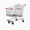 Zinc Plate Metal Grocery Cart for Supermarket