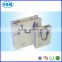 white handle bag for cosmetic