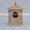 Wooden Bird Cage, Wood Bird House, Garden Decorative Bird Cage