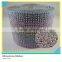 30 Rows Silver Plastic Base Rhinestone Mesh Wrap Net 10 Yards Loose Flatback