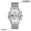 New Design China Supplier Fashion Custom Men's Quartz Chronograph Watch, Stainless Steel Watch Man