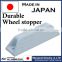 Car stopper made in Japan with excellent withstand load used at the parking lot to stop car wheels