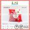 Red and white christmas snowman pillow