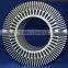 China leading manufacturer 6000 series clear anodized aluminum heatsink with cnc machining