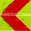 fluorescent yellow-green high intensity prisamtic reflective sheet-Rear-marking plate for vehicles