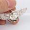 Fashion New Design B Wing Shape Hip Hop 10k Gold Pendant Setting Diamonds Jewerly