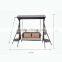 Double Luxury Patio Rattan Hanging Swing Chair Wicker Hanging Garden Swing Chairs