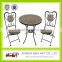 decorative garden table and chair China supplier wrought iron garden table and chairs                        
                                                Quality Choice