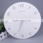 2014 Hot Sale Digital Frameless Gray wooden The Round Shape MDF Wall Clock