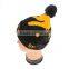 Winter aux pom poms knitted beanie Patchwork custom Sport knitting hats