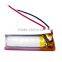 Small Li-Polymer Battery 401030 100mAh 3.7V With Stable PCM