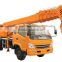 best price of 10 tons mini crane with 10ton capacity good T-king or Kama chassis for hot sale china factory