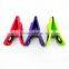 funny colorful plastic spring clips