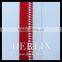 Red White Contrast Colour Plastic Resin Vislon Delrin Zipper
