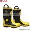 Artificial fire flame resistant boots ,en44 firefighting boots