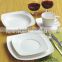 bulk buy from china 20 pcs white body porcelain dinnerware set restaurant dinnerware