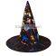 Printed Colorful Witch Hat