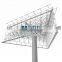 Outdoor street advertising unipole cheap billboard unit size