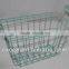 Kitchen Wire Mesh Storage Basket With Wooden Handle