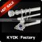 KYOK Europe style luxury white crackle finish curtain rod,aluminum curtain rod accessories,living room curtian rods