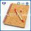 china manufacturer cork paper notebook for sale