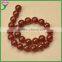 16mm smooth polished round ball shape semi precious natural dark red fire agate