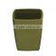 modern olive green rectangular plastic tumbler