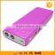 Shenzhen OEM factory power bank private label with dual strong LED torch