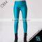 Fashion Candy Color Stretchy Women Leggings with Side Zipper