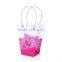 pp hand bags hot sale clear PP Flowers gift Bag