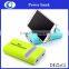 dual usb output portable power bank with mobile holder