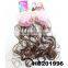 baby kids cheap 100% human hair clip in hair extension with ribbon bow clip in