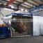 Independently 3 arms rotomolding machine for manufacturing plastic goods