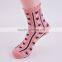 custom lady jaquard Rumi Socks heart design