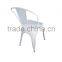 2016 Hot Sale Industrial Metal Chair Gloss Finish Dinning Colorful Stackable Side Chair