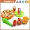 OEM pretend pizza set toy kids plastic play food