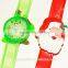 High quality promotional gifts luminous bracelets santa claus kids led light wristband