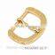 24.5MM D shape handbag buckle in gold finish